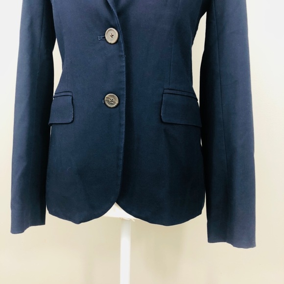 J. Crew Blazer Navy Blue Size 2 - Picture 3 of 8